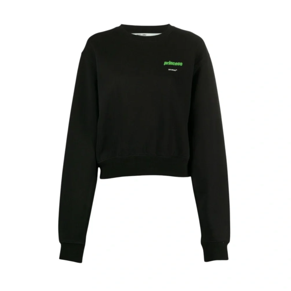 ❗️SOLD❗️Off-White «Princess» crop sweatshirt✨ - Picture 2 of 6